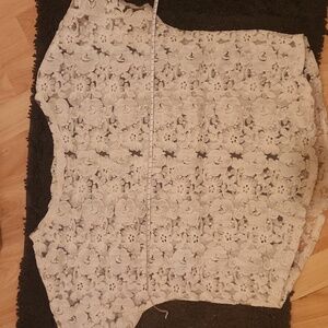 SALE!!! Handmade/upcycled Lace floral top